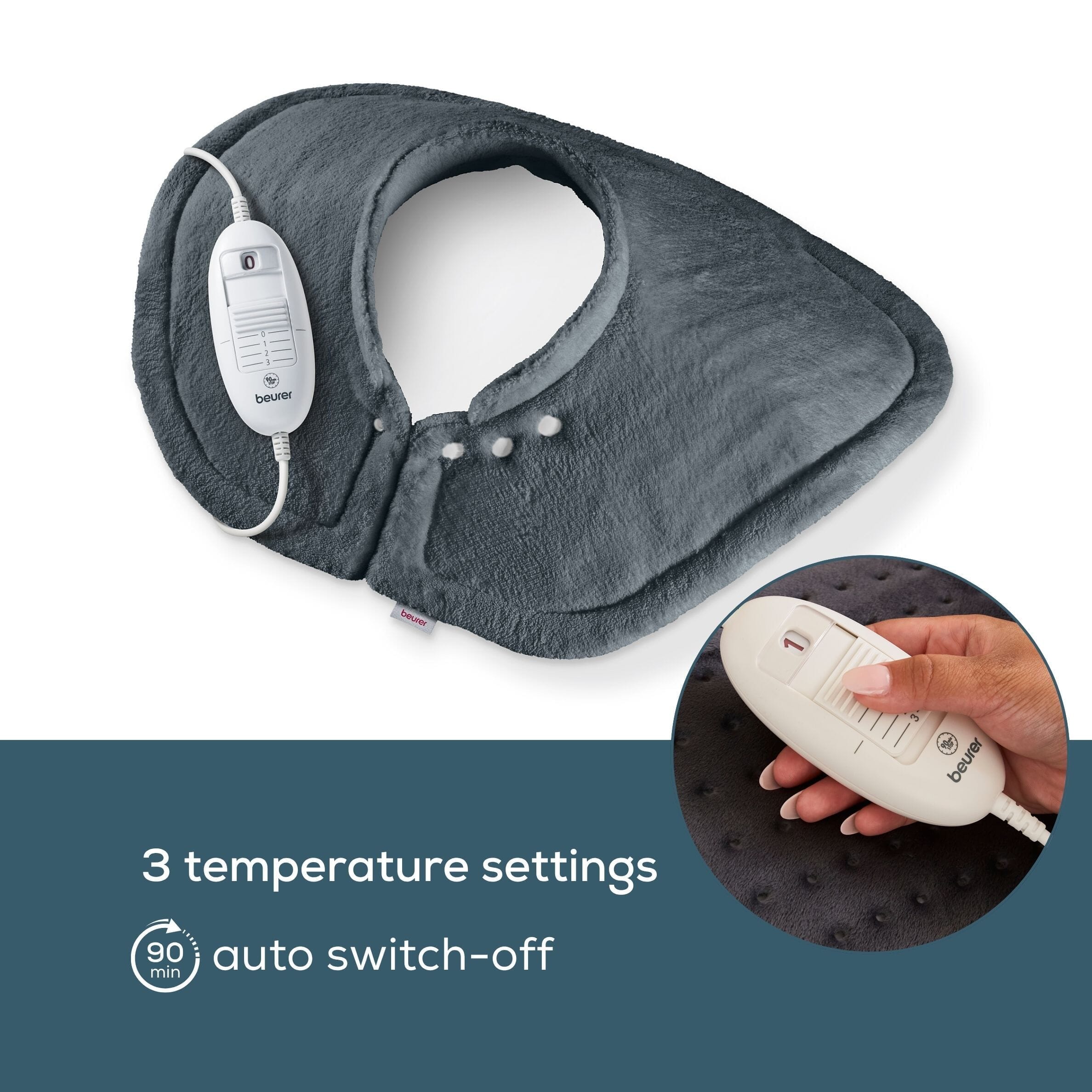Coussin électrique chauffant pour épaules et nuque Beurer HK54