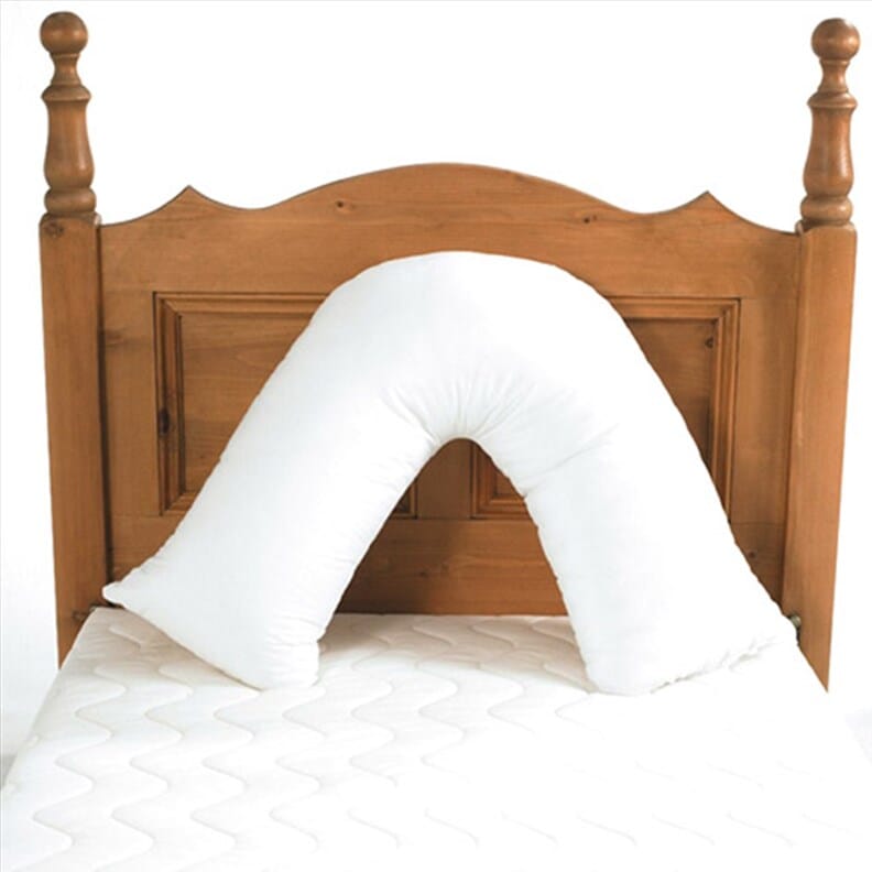 Coussin pour le dos en forme de V