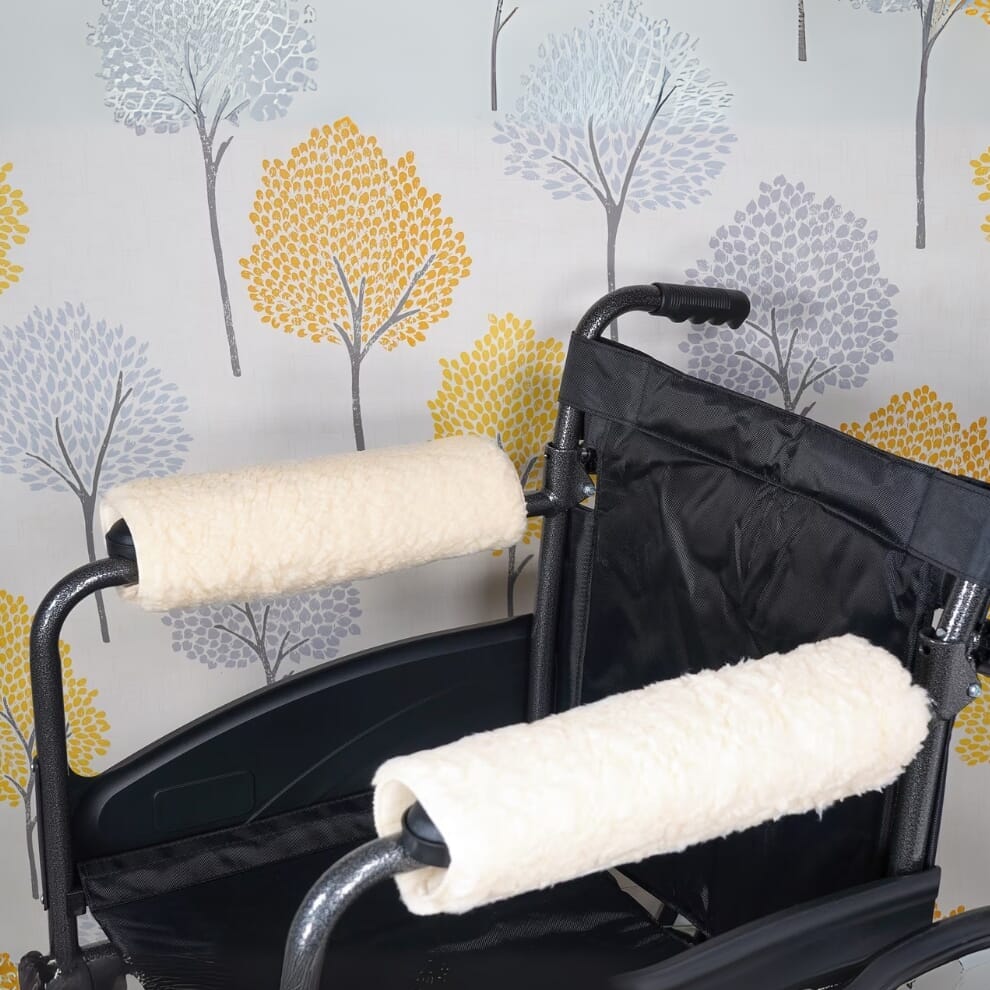 Coussins d’accoudoirs pour fauteuil roulant