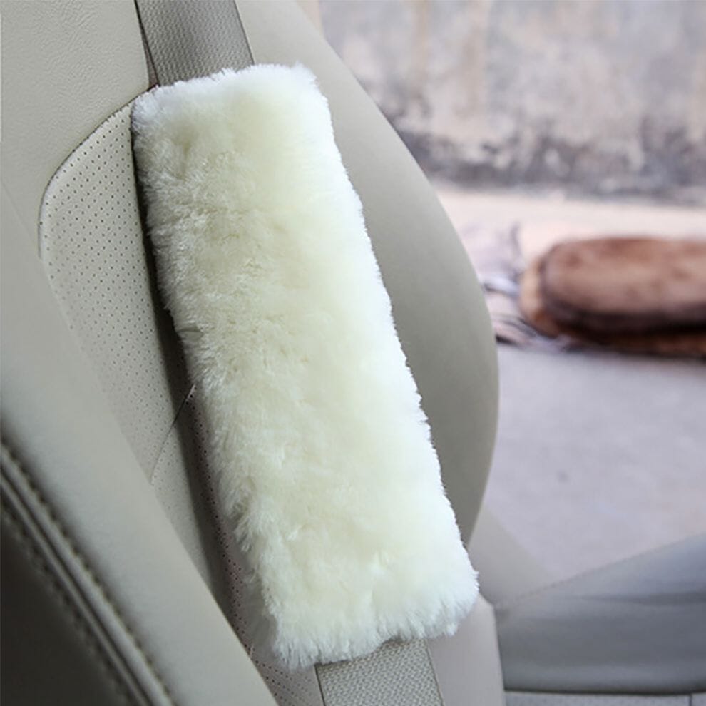 Coussins de ceinture de sécurité en polaire