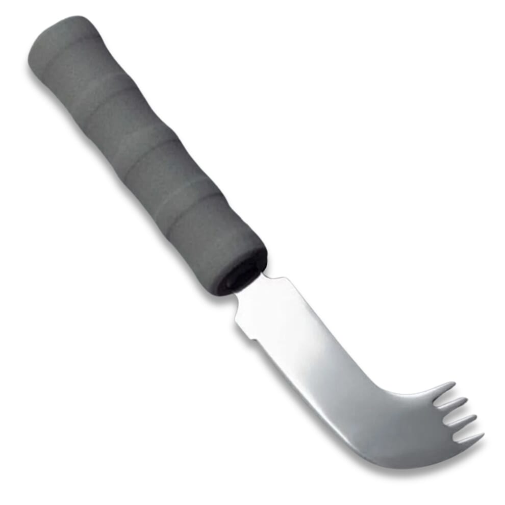 Combiné couteau/fourchette avec manche en mousse
