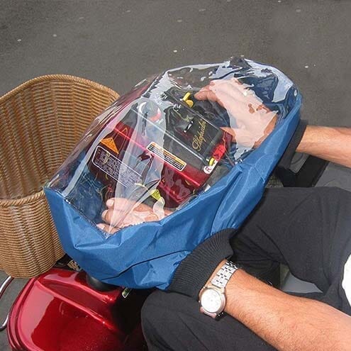 Couvercle de timon pour scooter de mobilité