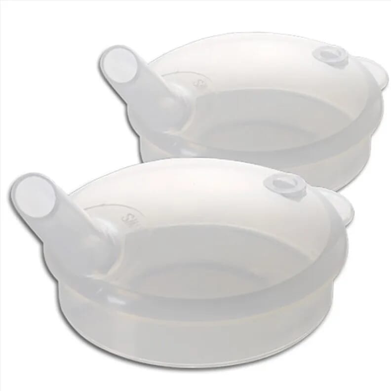 Couvercle plastique avec bec verseur pour nourriture