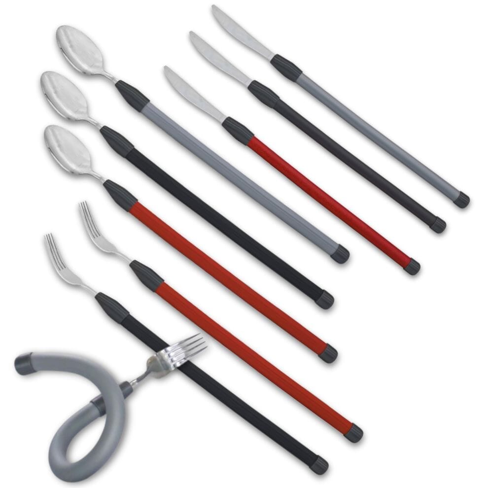 Couverts ergonomiques flexibles