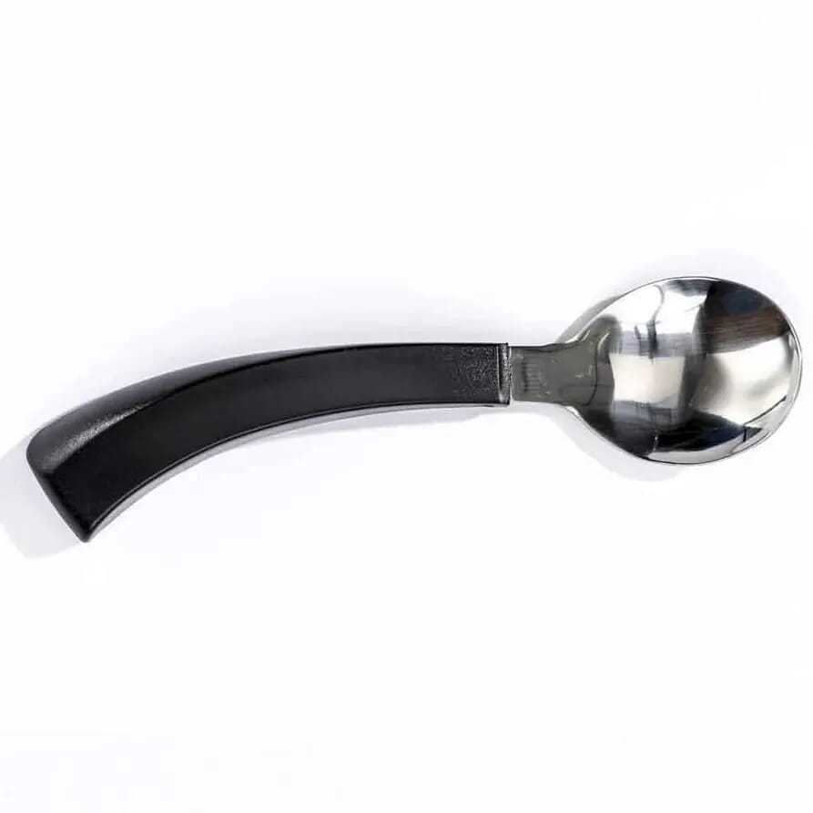 Cuillère coudée pour gaucher Amefa