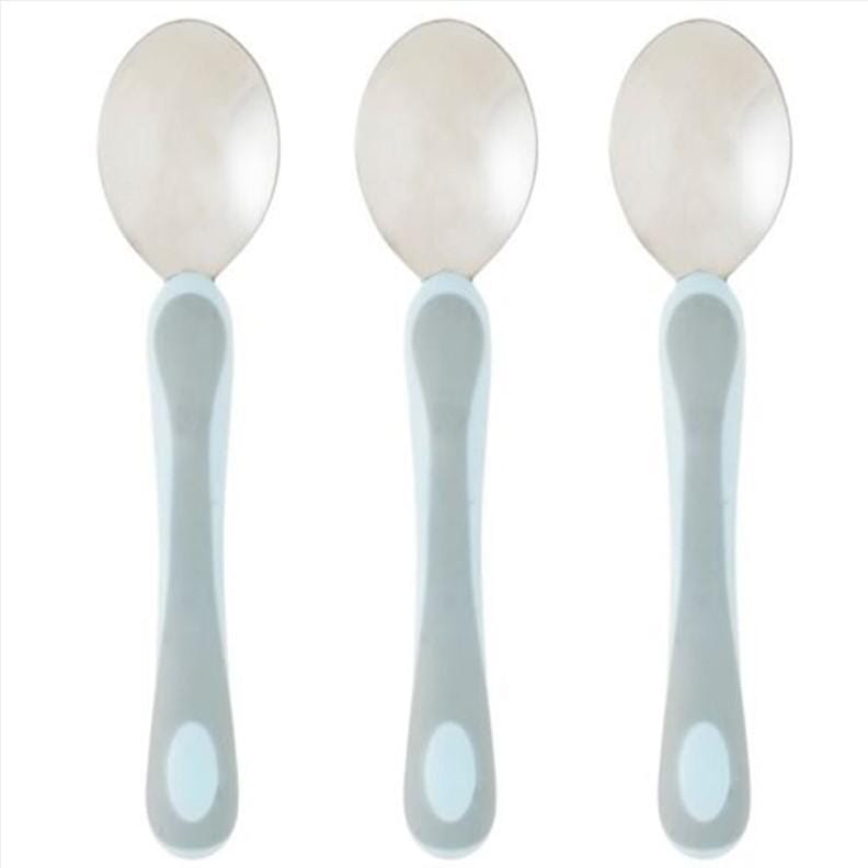 Cuillère ergonomique Junior Homecraft - Bleu - Lot de 3