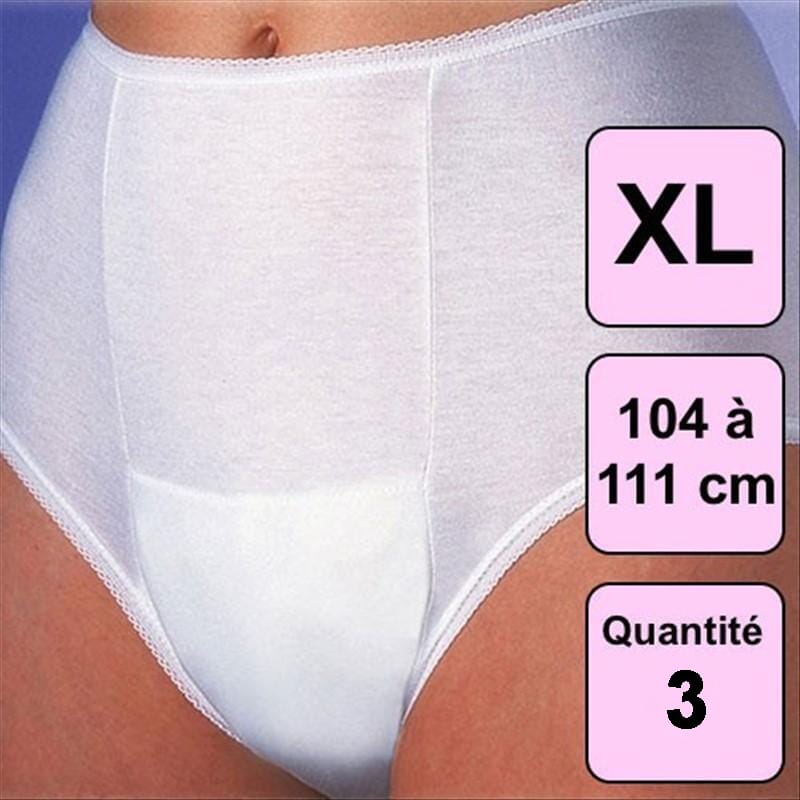 View Culotte à poche pour femme XL Lot de 3 information