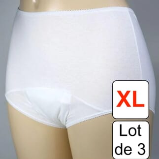 Culotte absorbante pour femme Kylie Taille XL - Lot de 3