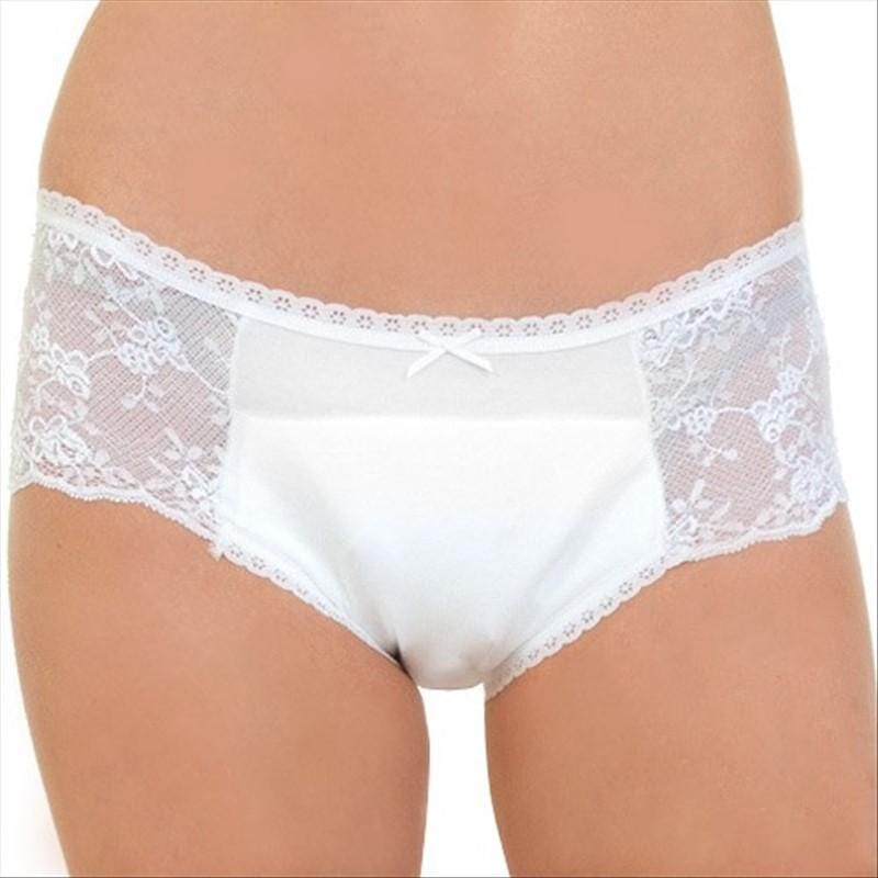 View Culotte en dentelle incontinence Blanc Taille S 1 unité information