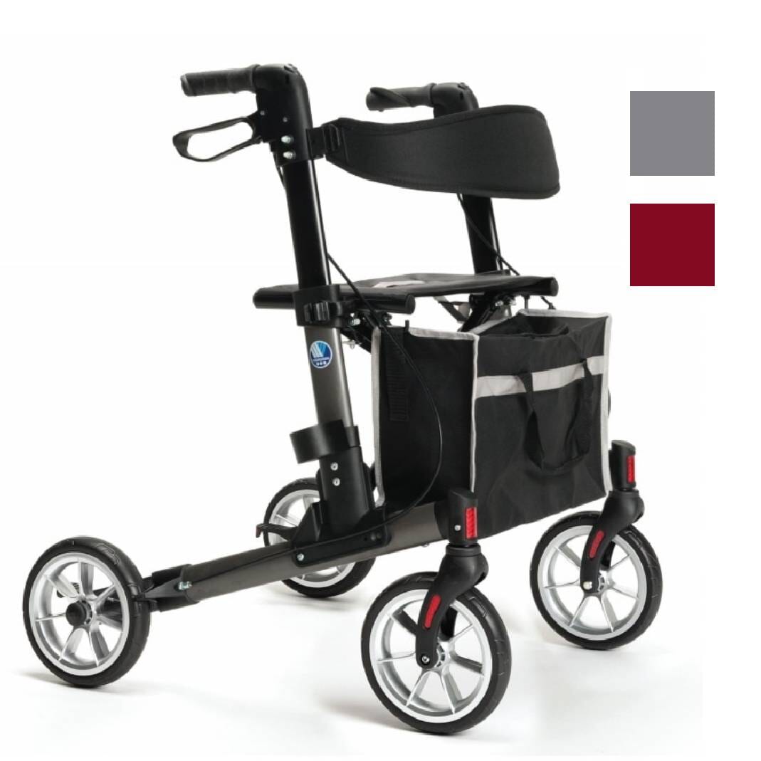 Déambulateur 4 roues compact et pliable