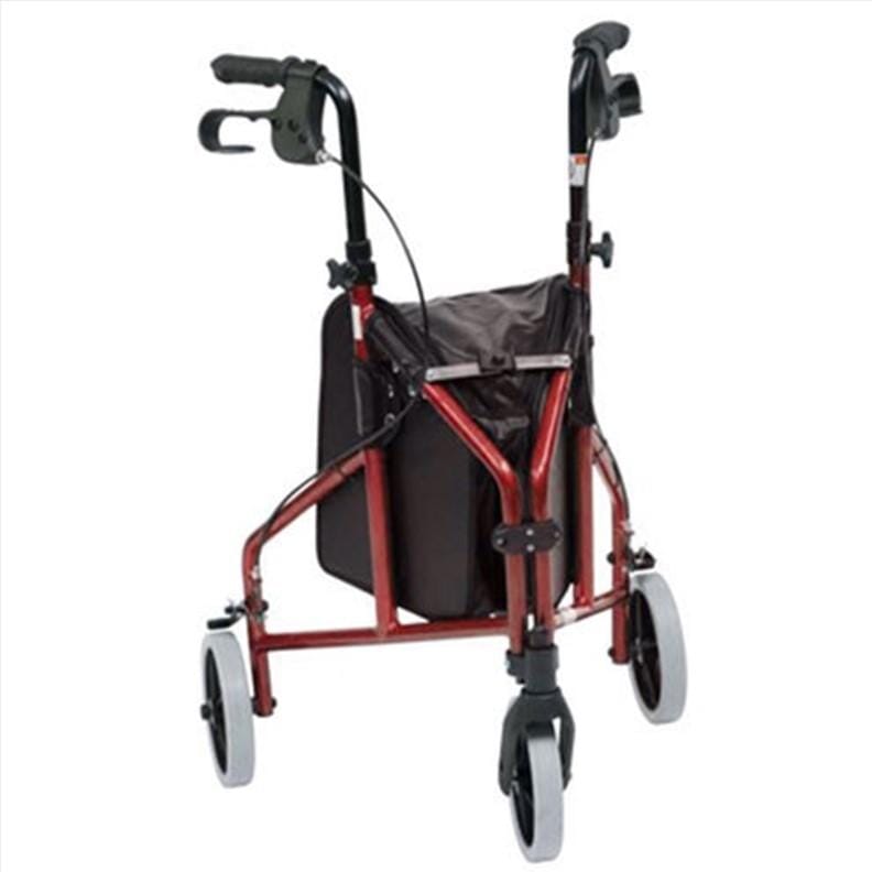 Déambulateur 3 roues ultra-léger - Rouge