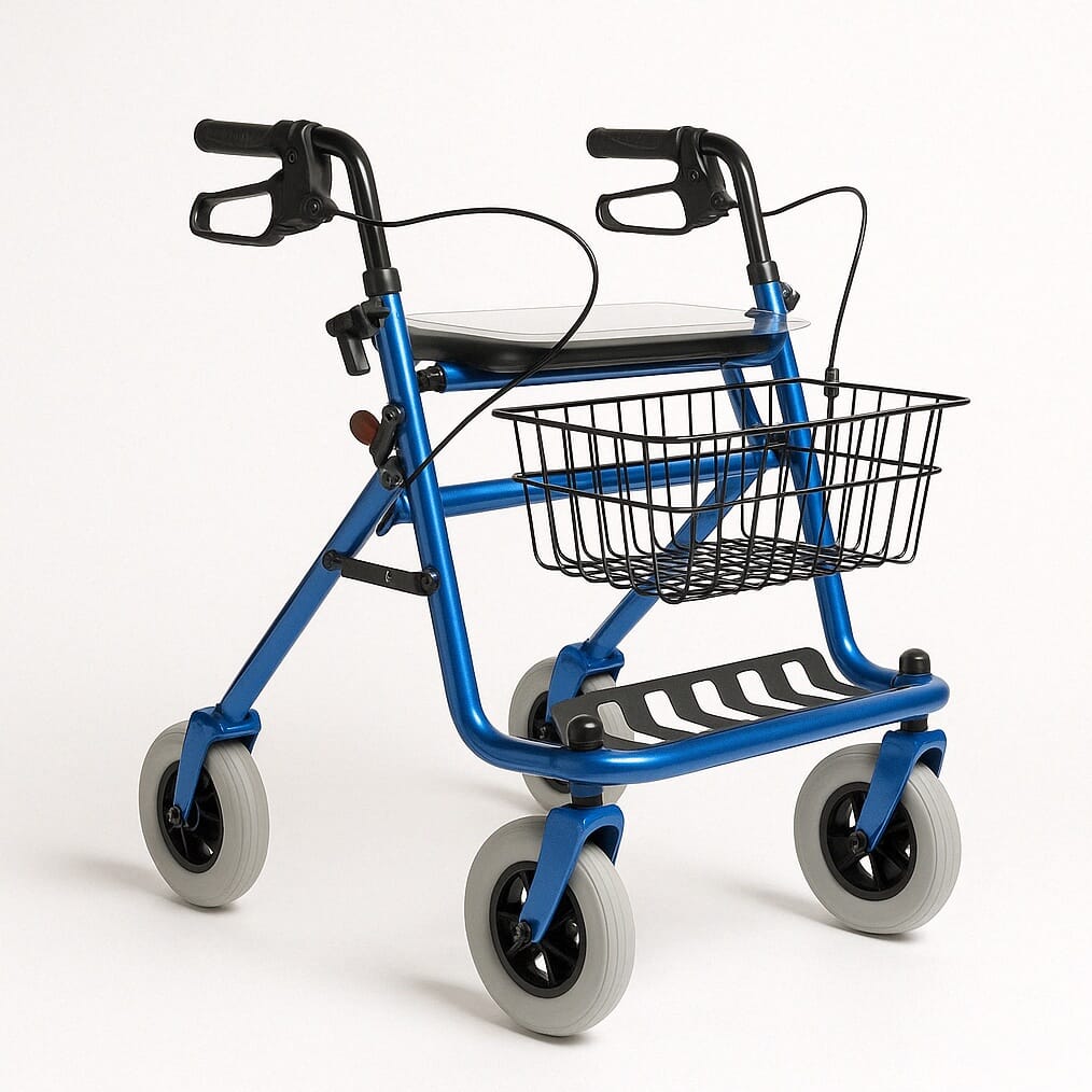 Déambulateur 4 roues - Mobilo Bleu