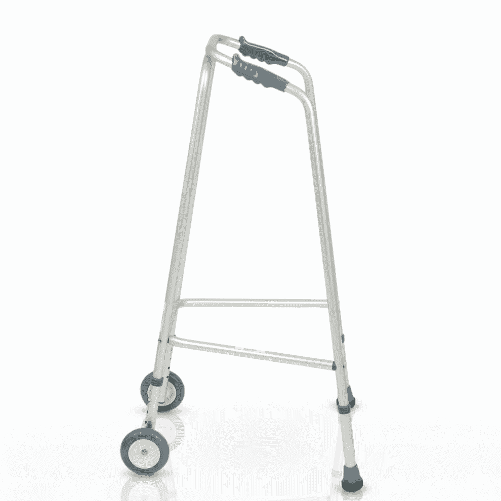 Déambulateur à roulettes réglable en hauteur