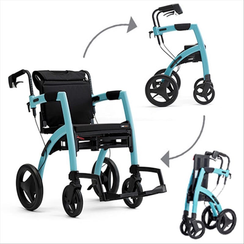 View Rollz Motion rollator et chaise roulante Bleu information
