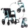 Rollz Motion - rollator et chaise roulante - Bleu