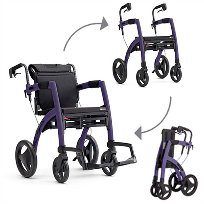 View Rollz Motion rollator et chaise roulante Violet information