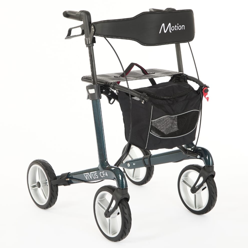 Déambulateur en fibre de carbone Vivus - Bleu