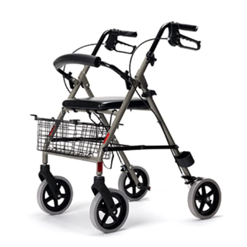 Déambulateur pliable 4 roues avec siège