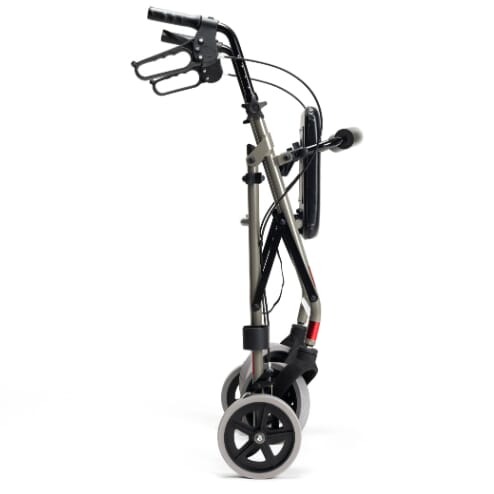 Déambulateur pliable 4 roues avec siège