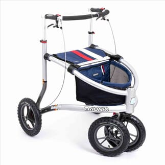 Déambulateur Trionic Veloped Sport 12er L - Bleu, Rouge, Blanc