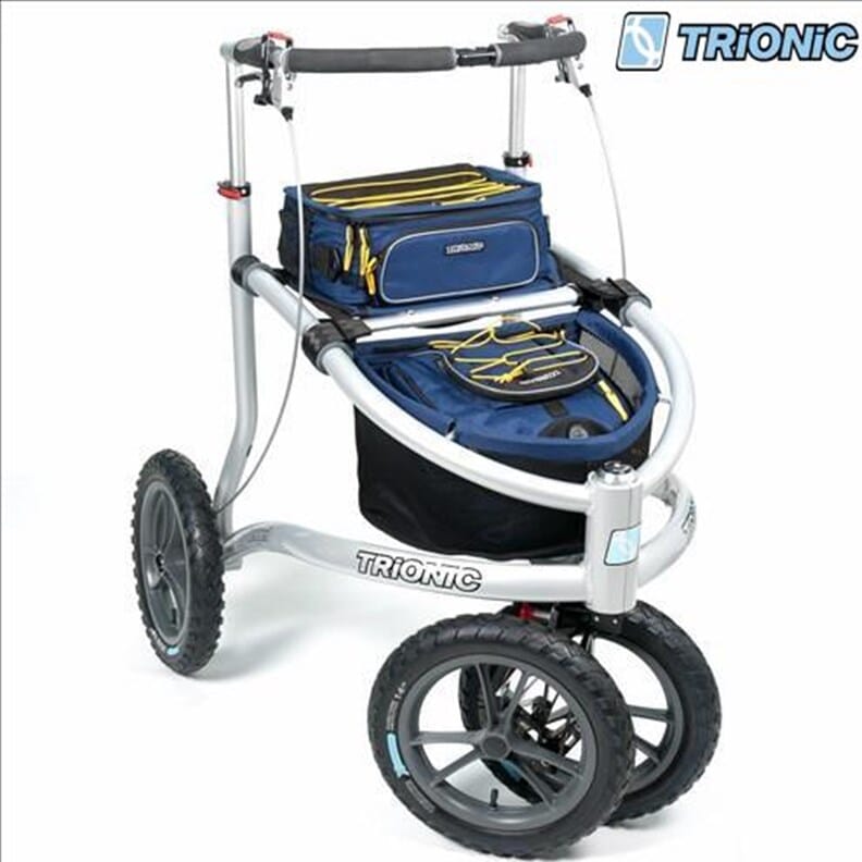 Déambulateur Trionic Veloped Trek 14er M - Bleu, Noir, Jaune
