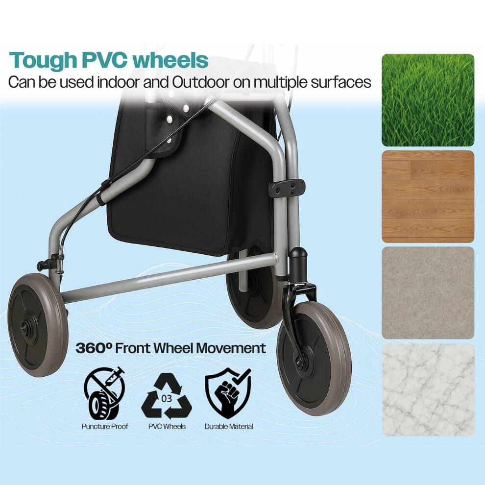 Déambulateur trois roues