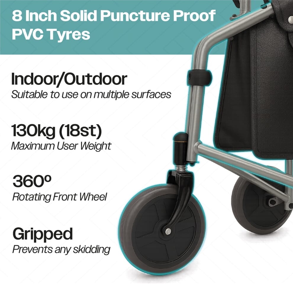 Déambulateur trois roues