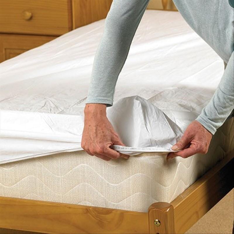 Acheter Housse de protection de matelas imperméable, drap-housse élastique  respirant, couvre-lit Double pour 2 personnes, couvre-lit pour Couple, sans  taie d'oreiller