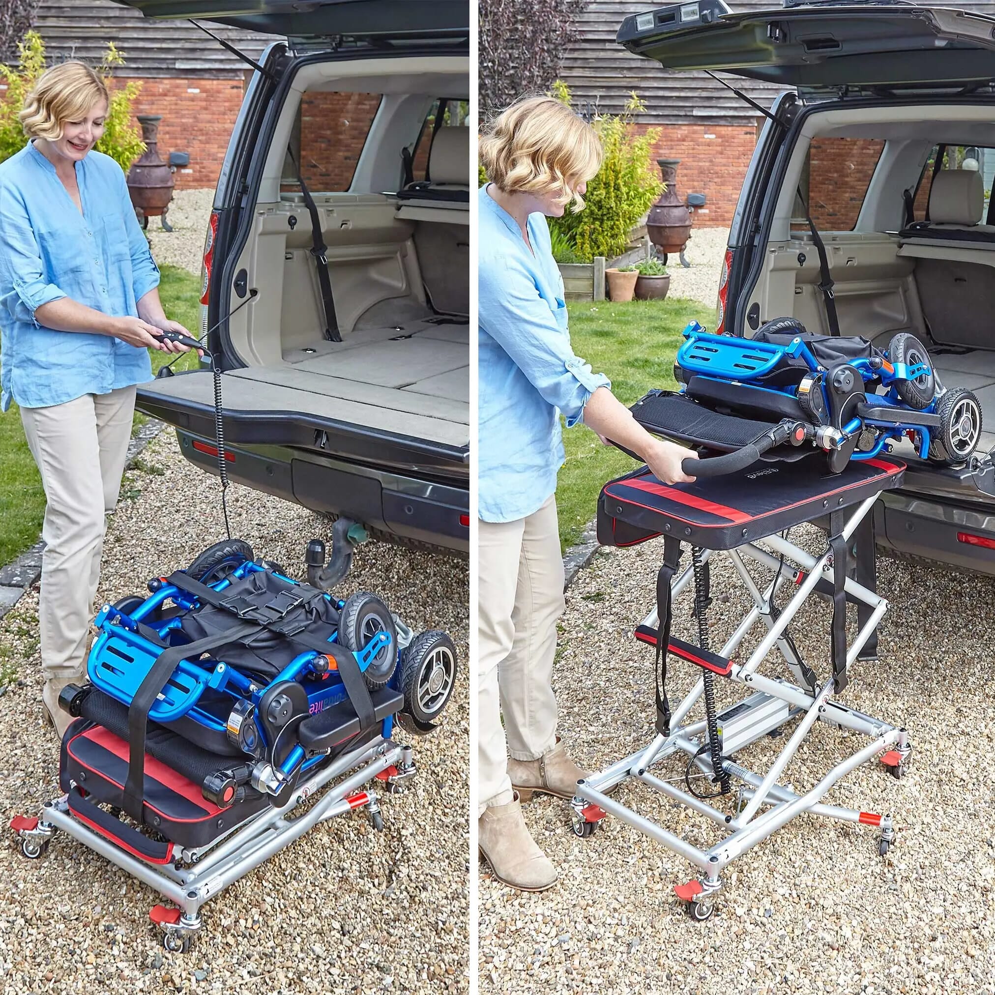 Plateau élévateur de scooter pour voiture Elev8