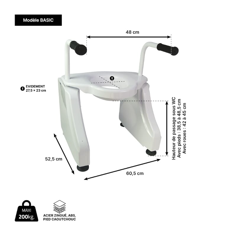 Elevateur de WC Loofy