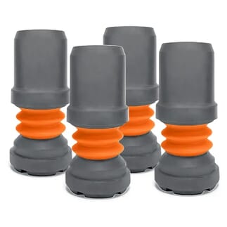Embout amortissant Flexyfoot - 19mm - Gris Lot de 4