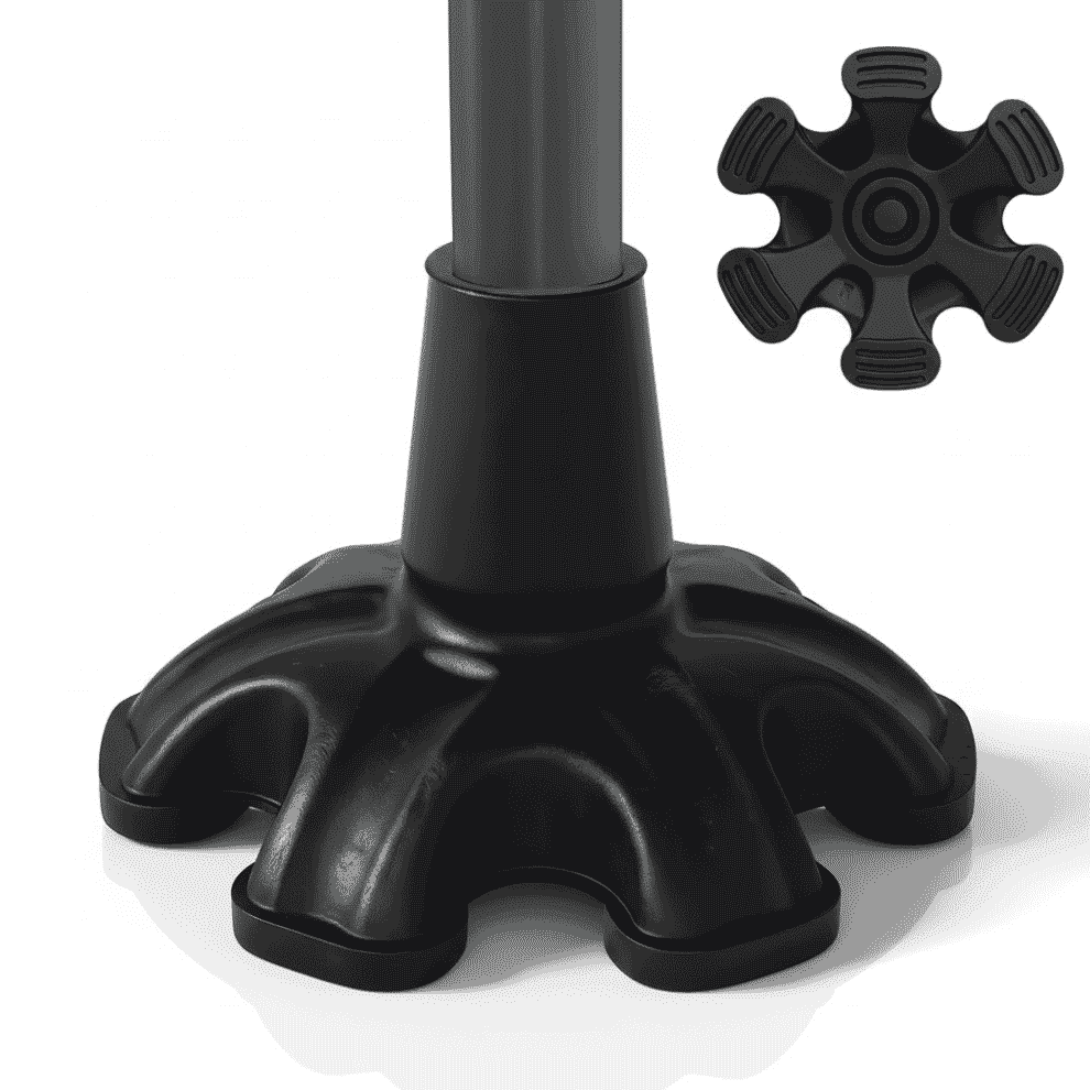 Embout de canne à large base