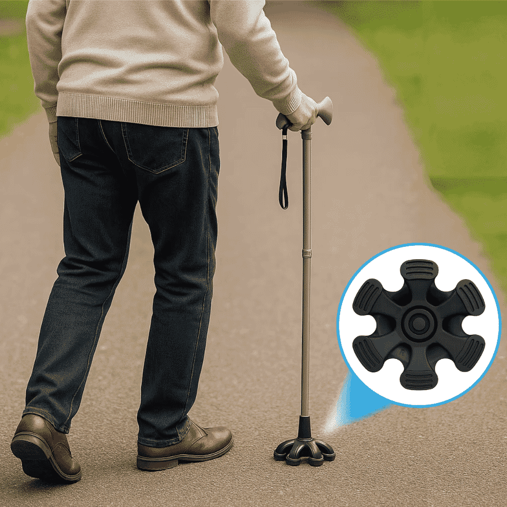 Embout de canne à large base