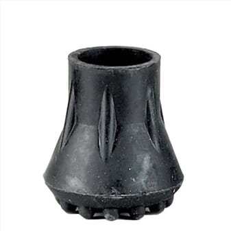 Embout noir en forme de cloche - 19 mm