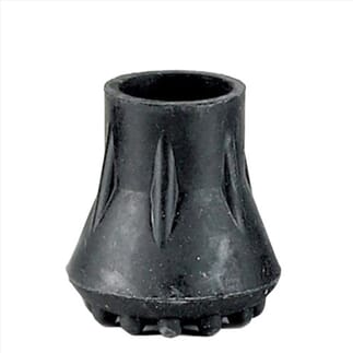Embout noir en forme de cloche 13 mm / 1 unité