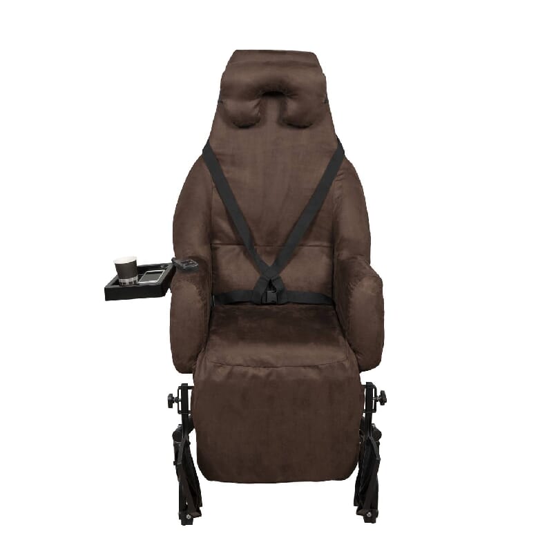 Fauteuil coquille Essentiel électrique Chocolat