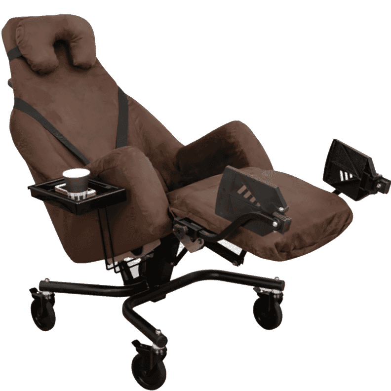 Fauteuil coquille Essentiel électrique Chocolat