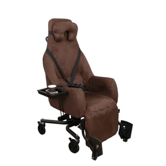 Fauteuil coquille Essentiel électrique Chocolat