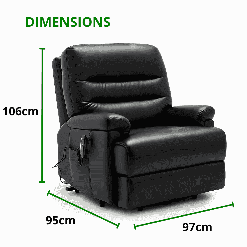 Fauteuil releveur à double moteur Alberta