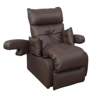 View Fauteuil releveur Cocoon G2 2 moteurs Chocolat Assise 45x50 cm information