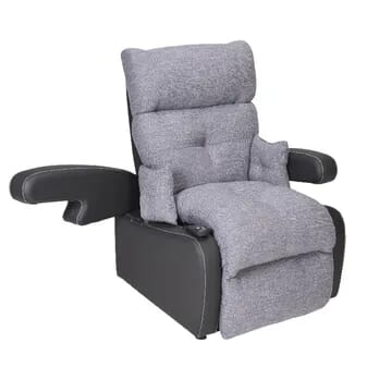 View Fauteuil releveur Cocoon G2 2 moteurs Gris Assise 45x44 cm information