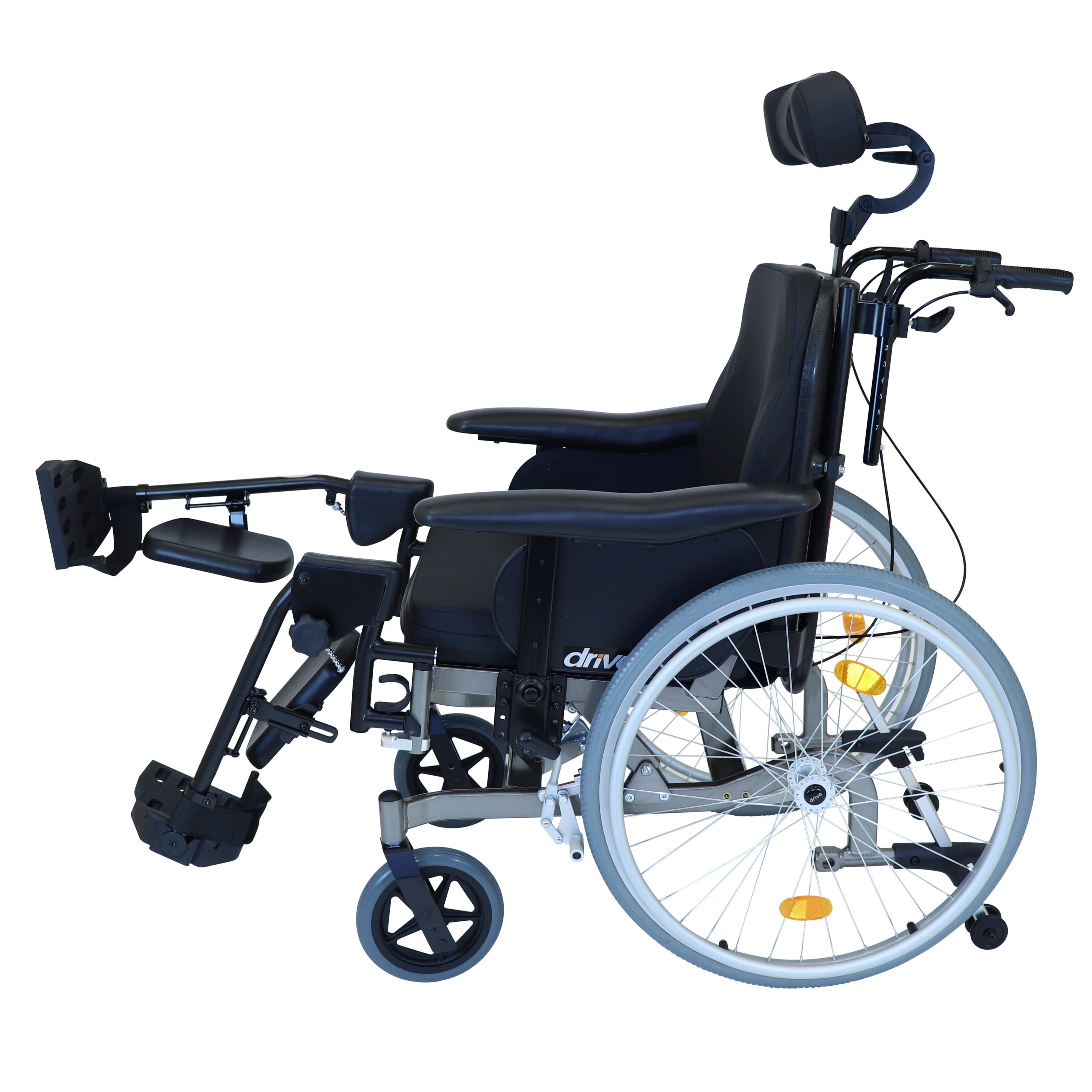 Fauteuil roulant à Inclinaison avec freins à tambour - Multitec