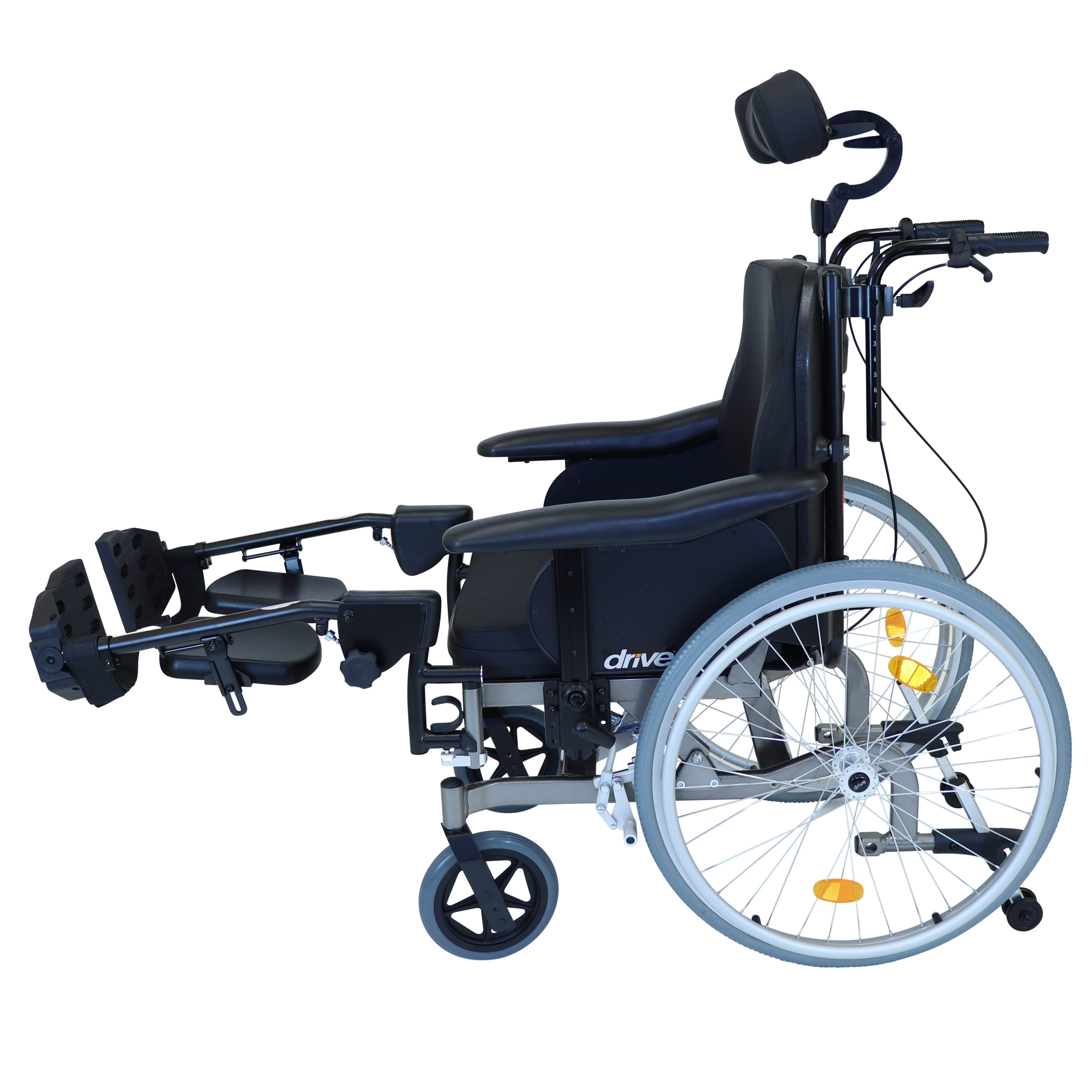 Fauteuil roulant à Inclinaison avec freins à tambour - Multitec