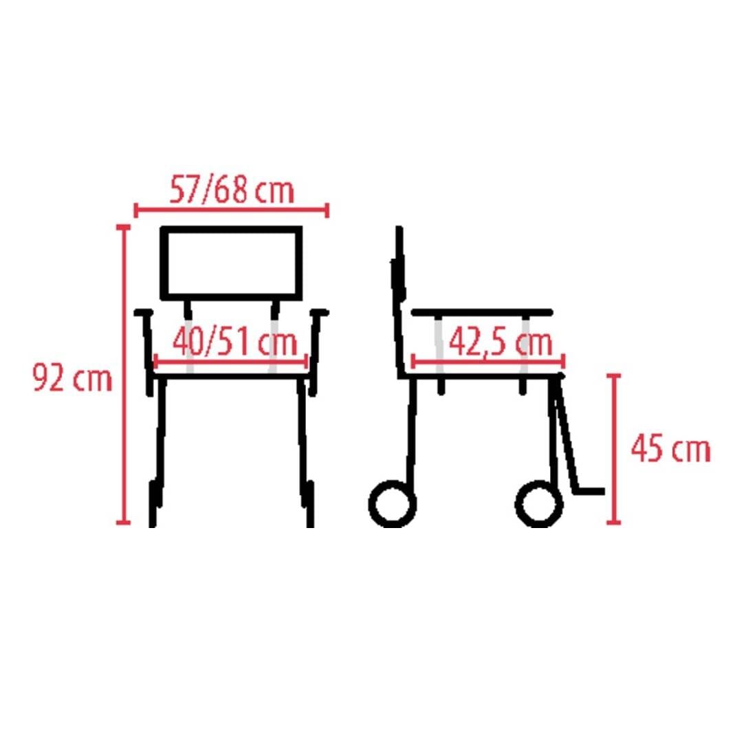 Fauteuil roulant de transfert Stan'Up