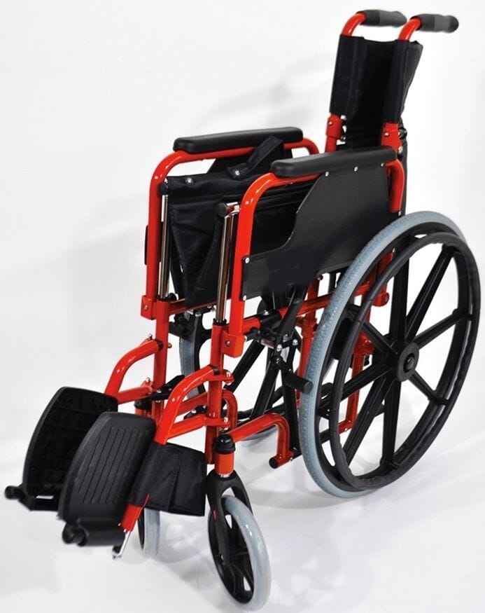 Fauteuil Roulant Deluxe en acier