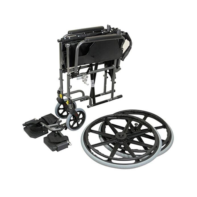 Fauteuil Roulant Deluxe en acier