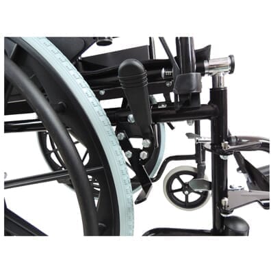 Fauteuil roulant en acier