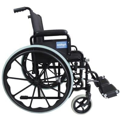 Fauteuil roulant en acier