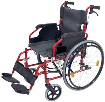 Fauteuil roulant en aluminium Deluxe