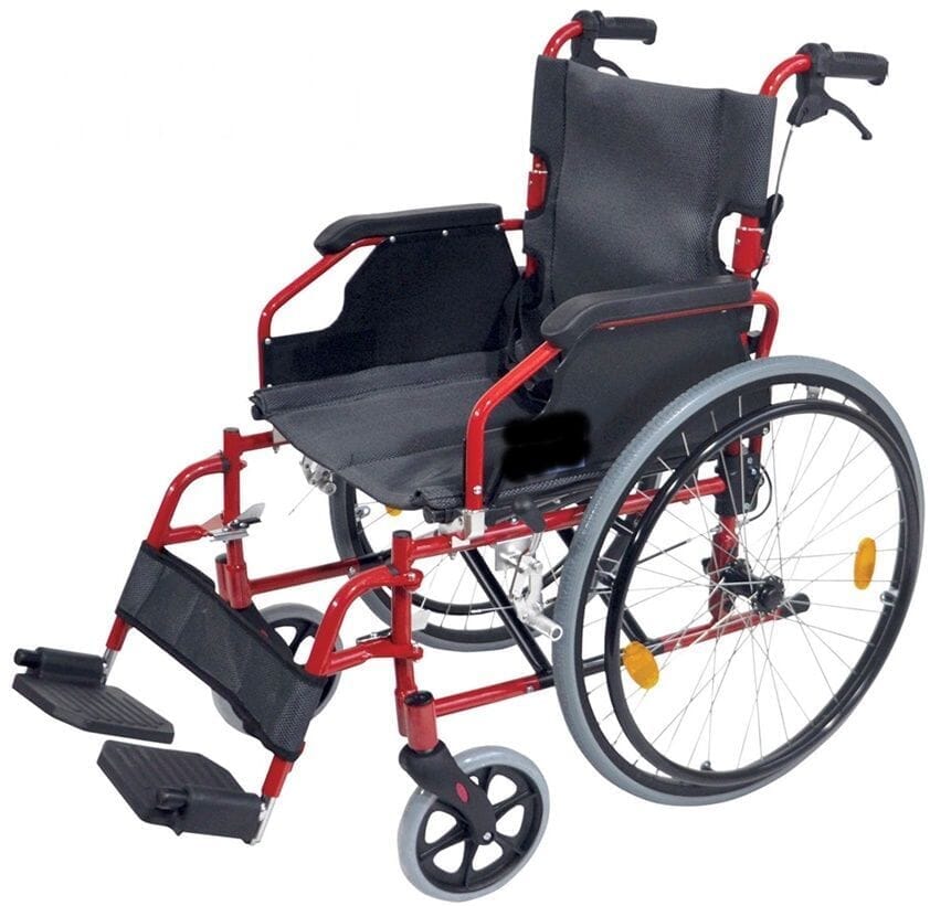 Fauteuil roulant en aluminium Deluxe